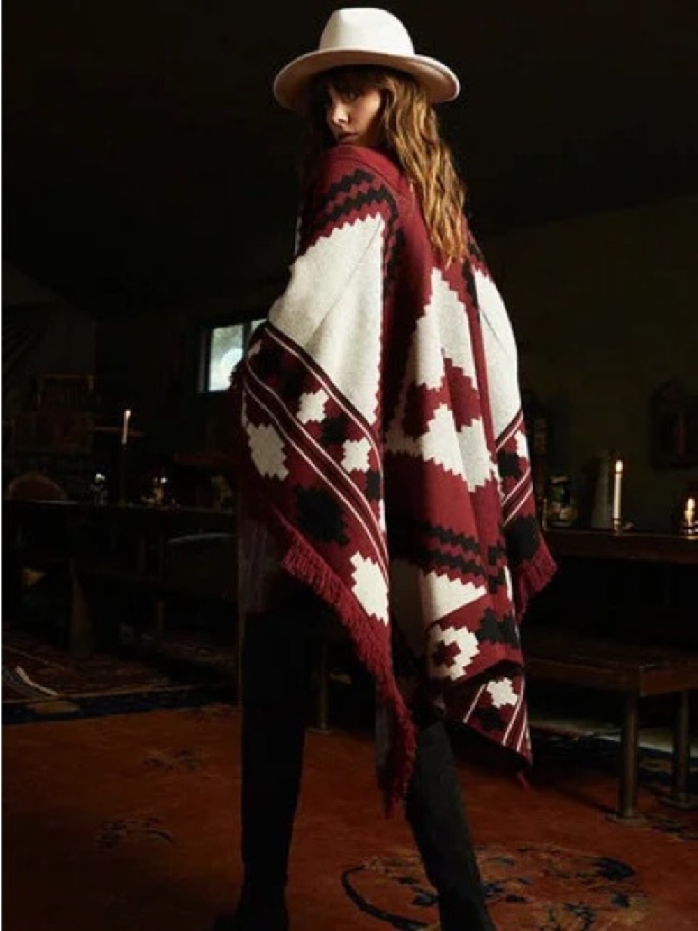L’Agence Austin Jacquard Cape